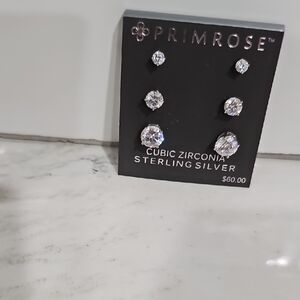 Kohl's Primrose Sterling Silver Cubic Zirconia Earrings